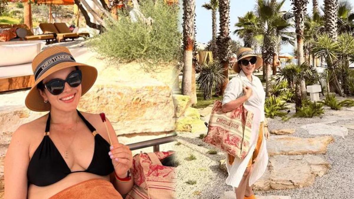 Ezgi Mola anne olmak için gün sayıyor! Karnı burnunda pozlar verdi
