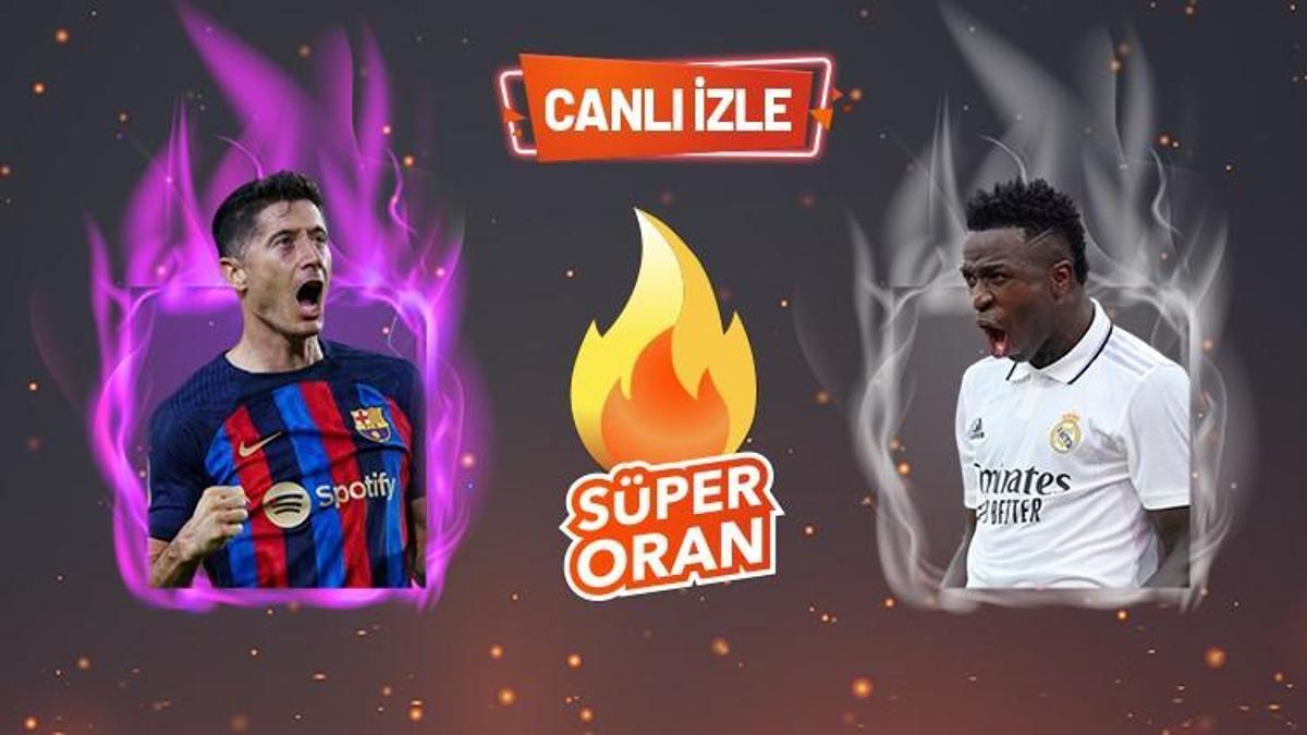 Barcelona-Real Madrid maçı Tek Maç ve Canlı Bahis seçenekleriyle Misli.com’da