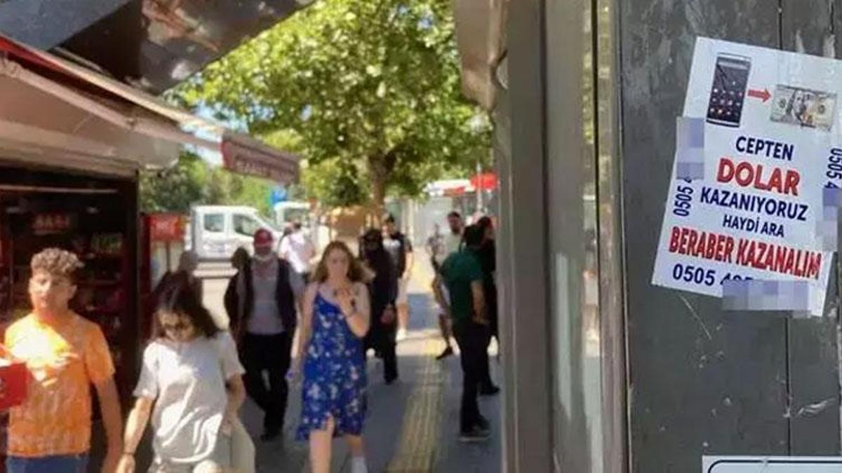 Otobüs duraklarında ‘beraber dolar kazanalım’ tuzağı! Vatandaşı böyle kandırıyorlar