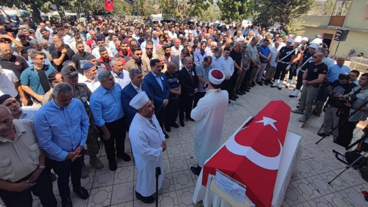 Kaza şehidi polis memuru, son yolculuğuna uğurlandı