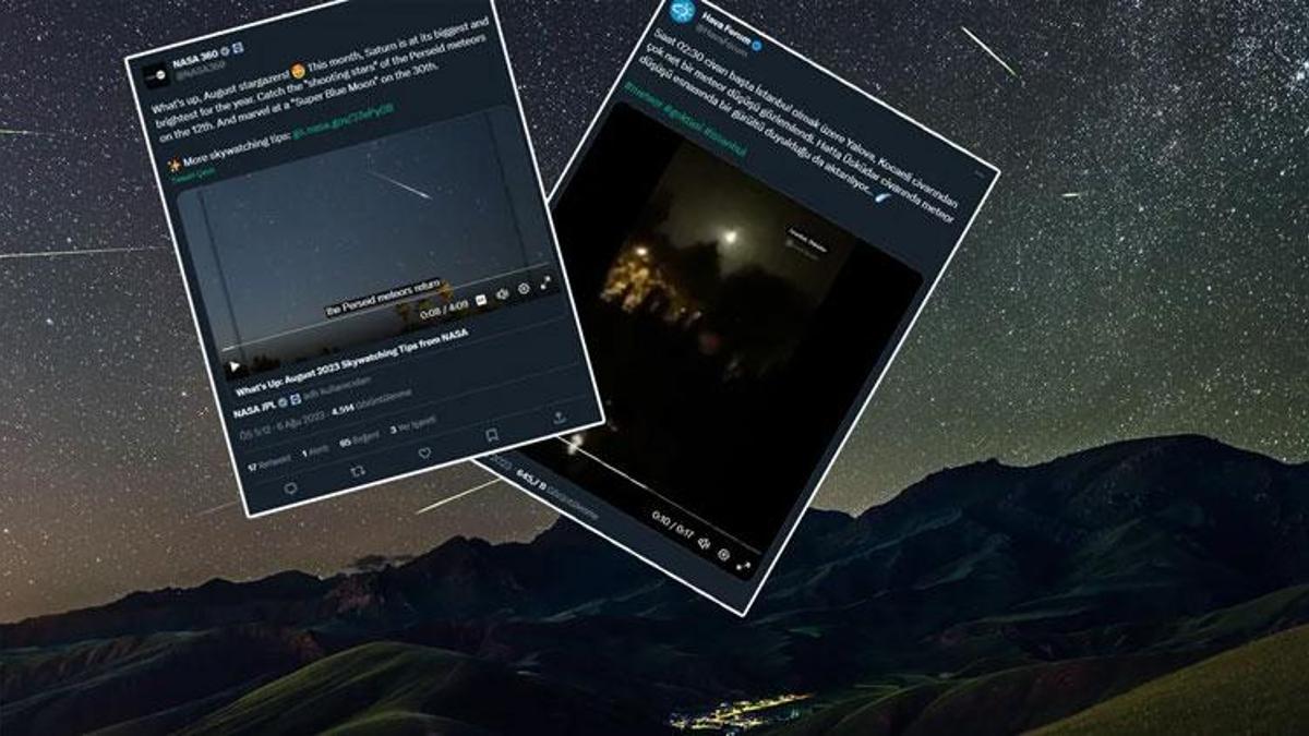 Perseid meteor yağmurları! İstanbul'a gök taşı mı düştü? Sakın şaşırma, Bu daha başlangıç...
