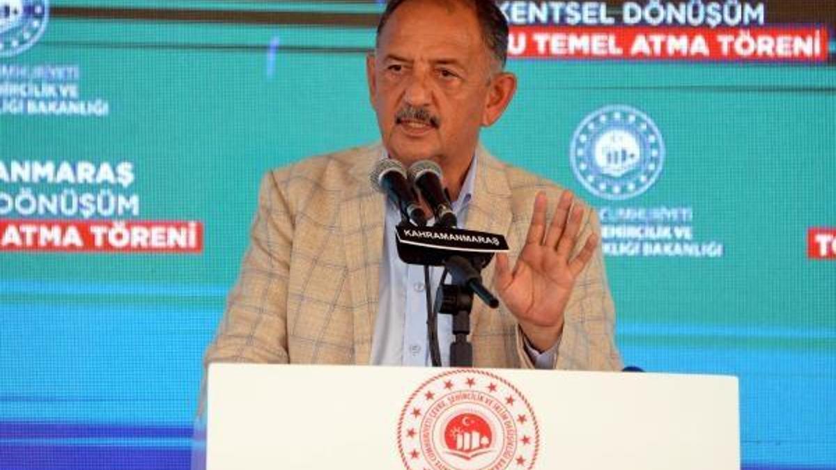 Bakan Özhaseki: Yeni yapılar 4 katı geçmeyecek