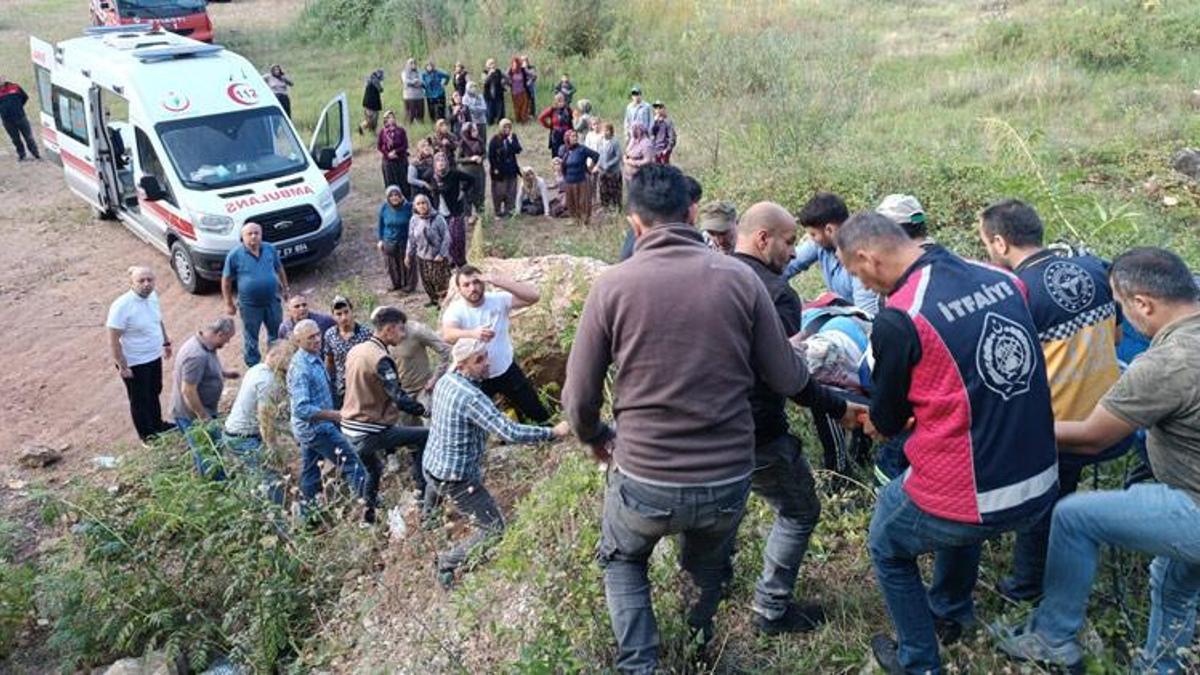 Tarım aracı 80 metreden yuvarlandı: 1 ölü