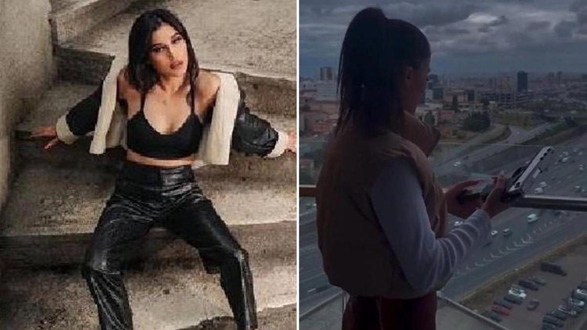 Bağcılar'da rezidansın balkonundan ateş eden model kadın yakalandı