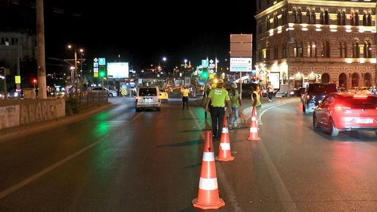 Galata Köprüsü bakım çalışmalarının ilk etabı için trafiğe kapatıldı