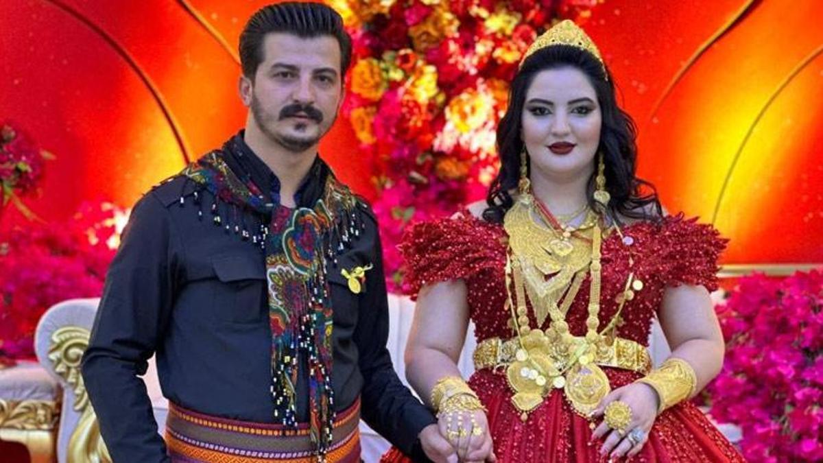 Geline kilolarca altın, damada ise 2 milyon TL'lik takı