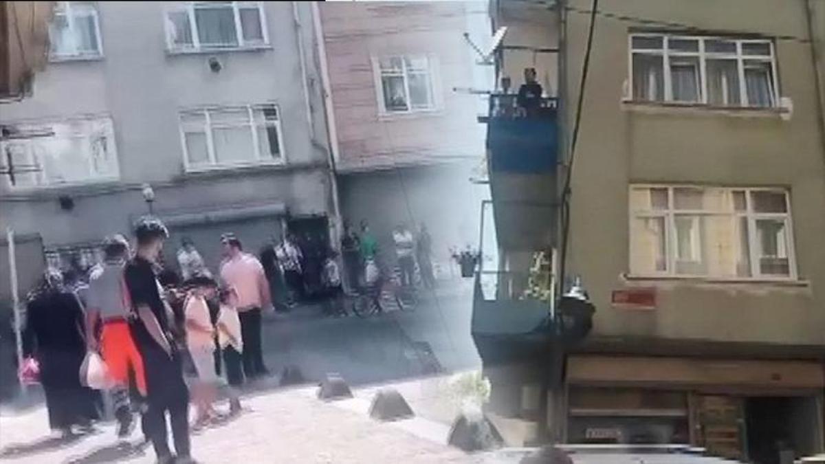 Mahalleli ne olduğunu anlamadı! 'Beni kurtarın' diye bağırdı, kocası gözaltında