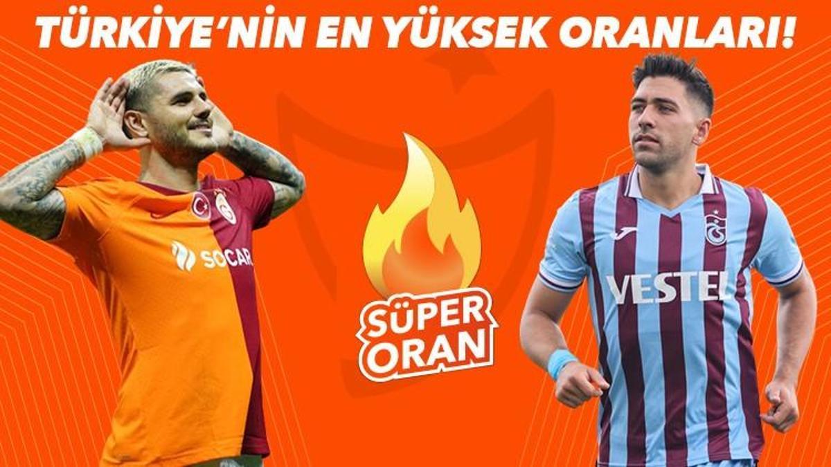 Galatasaray - Trabzonspor maçı Tek Maç ve Canlı Bahis seçenekleriyle Misli.com’da