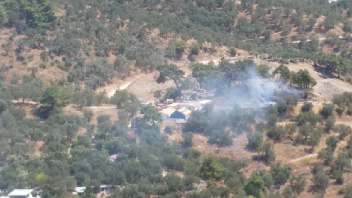 Kaz Dağları'nda korkutan yangın! 2 saatte kontrol altına alındı