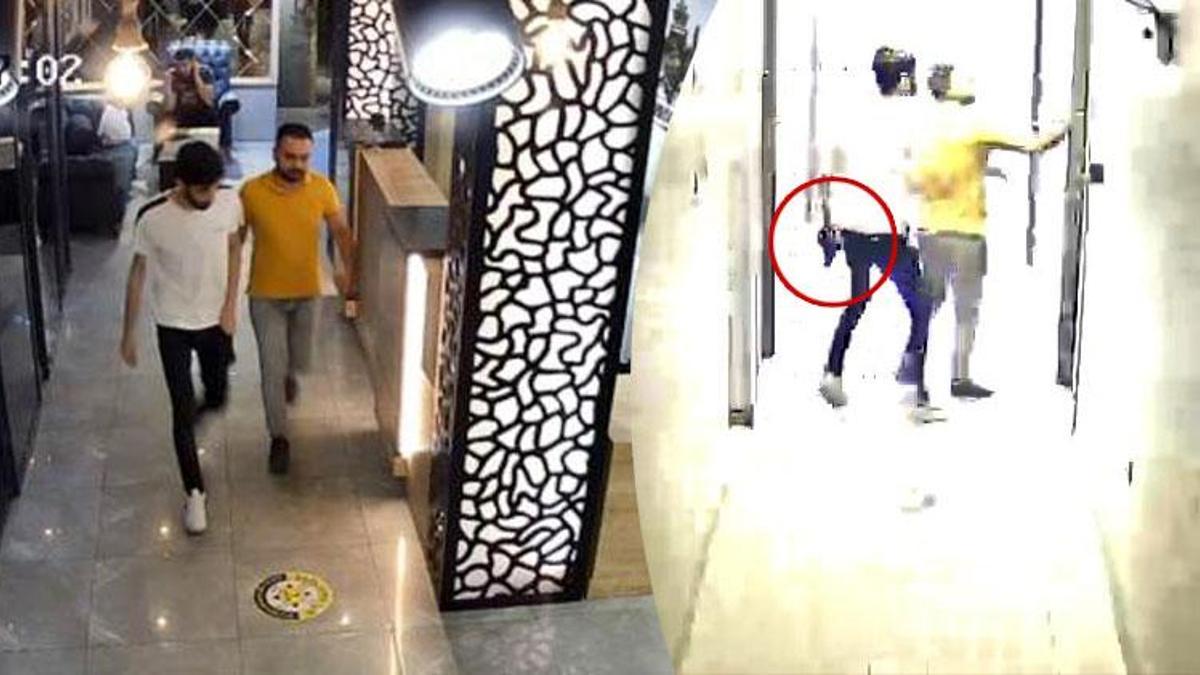 Avcılar'da oteldeki cinayet kamerada