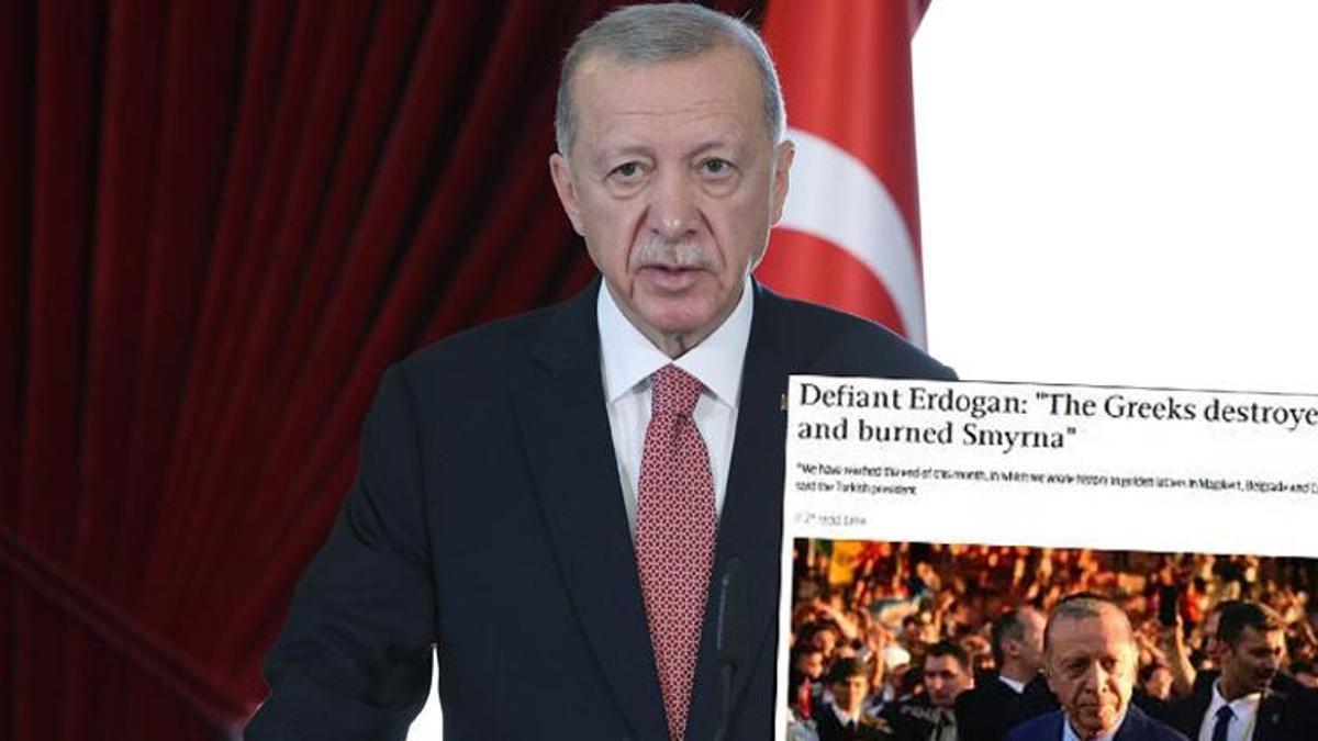 Yunan basınından skandal Cumhurbaşkanı Erdoğan provokasyonu