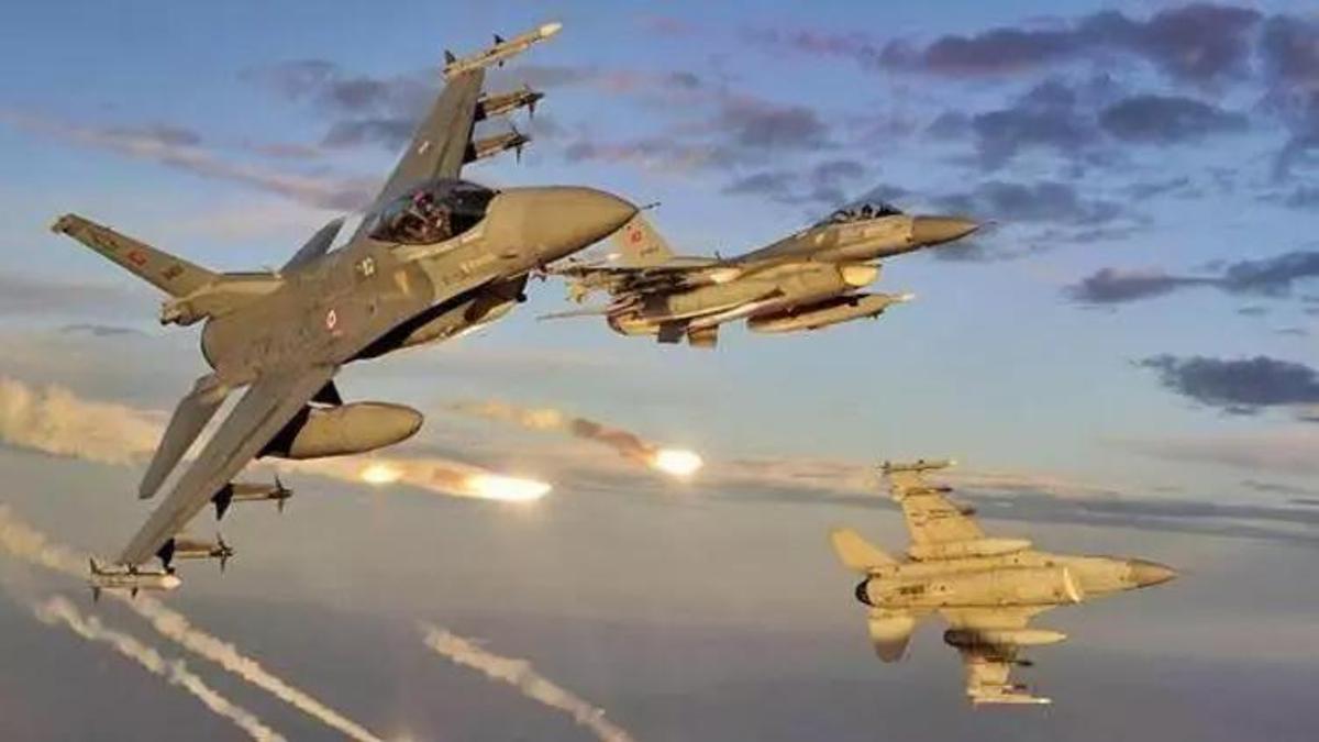 Irak'ın kuzeyine hava harekatı: Çok sayıda terörist etkisiz