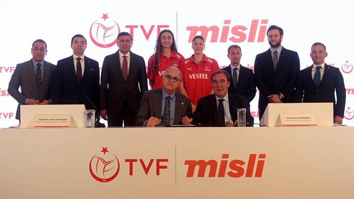 Misli, A Milli Kadın Voleybol Takımı'na ana sponsor oldu! 'Türk sporunu destekliyoruz'