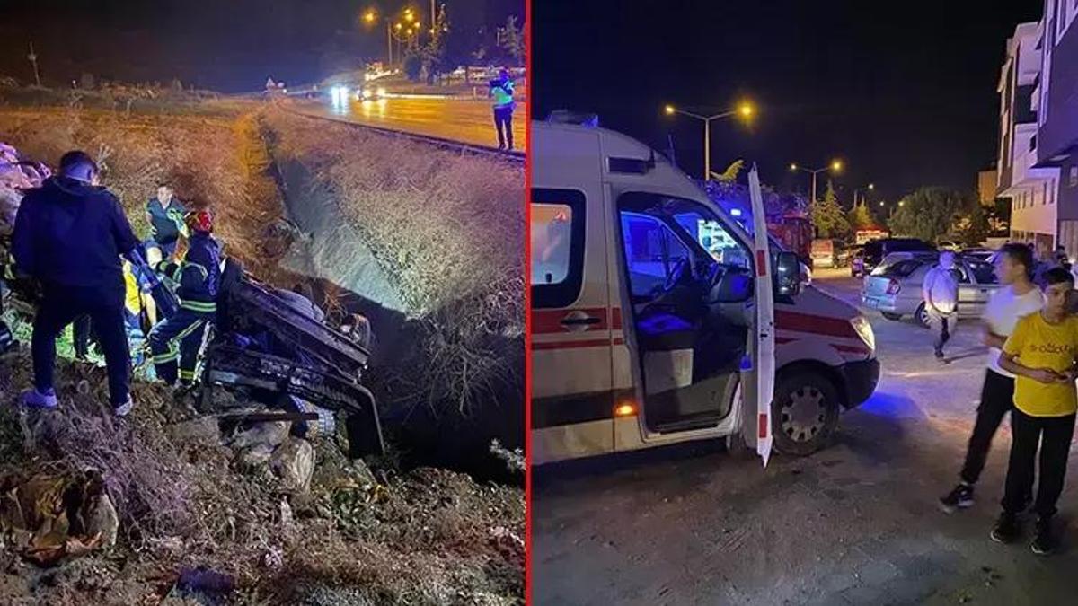 Denizli'de korkunç kaza: 2'si bebek 4 ölü