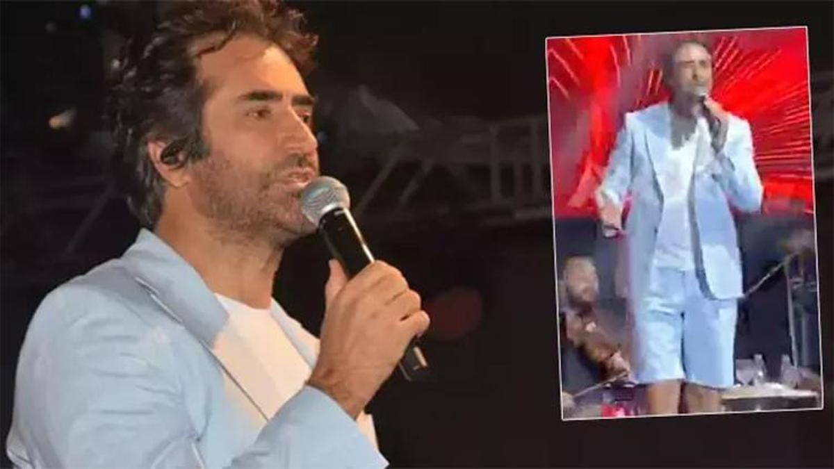 Sahneye şortla çıktığı için eleştirilen Mahsun Kırmızıgül'den açıklama geldi