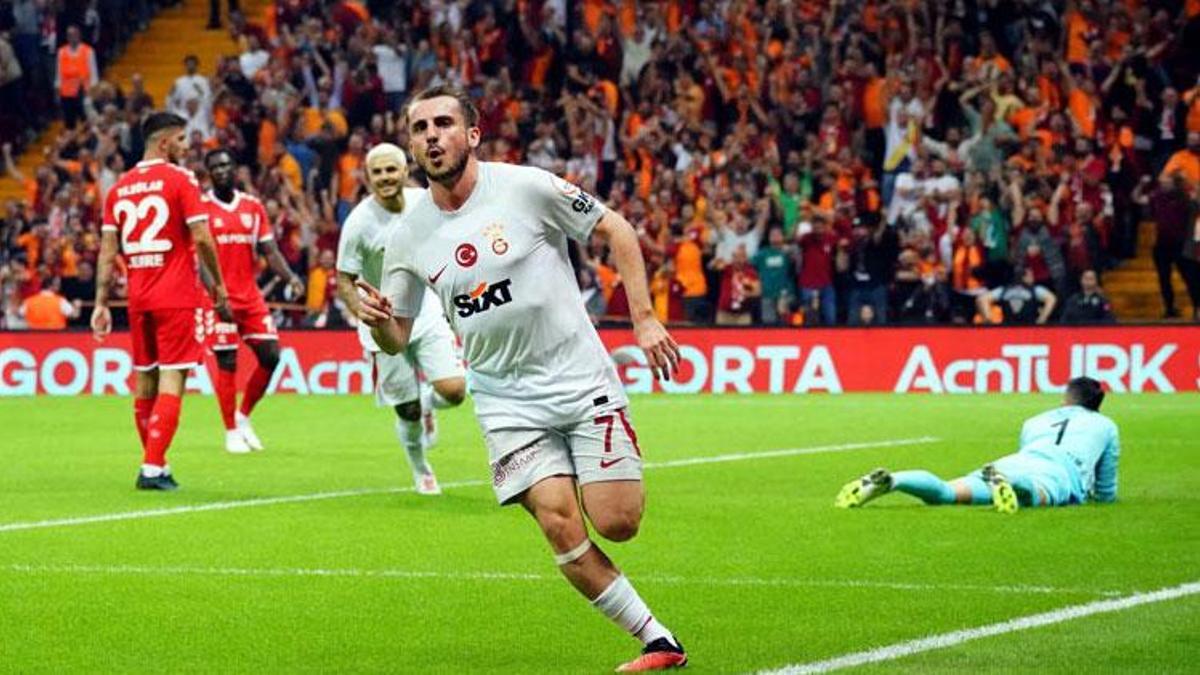 Galatasaray - Samsunspor maçında gol yağmuru vardı