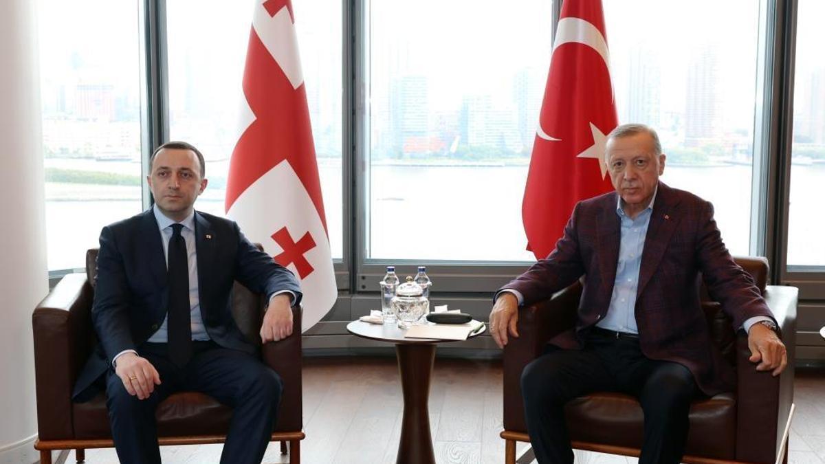 Erdoğan, Gürcistan lideri Garibashvili’yi kabul etti