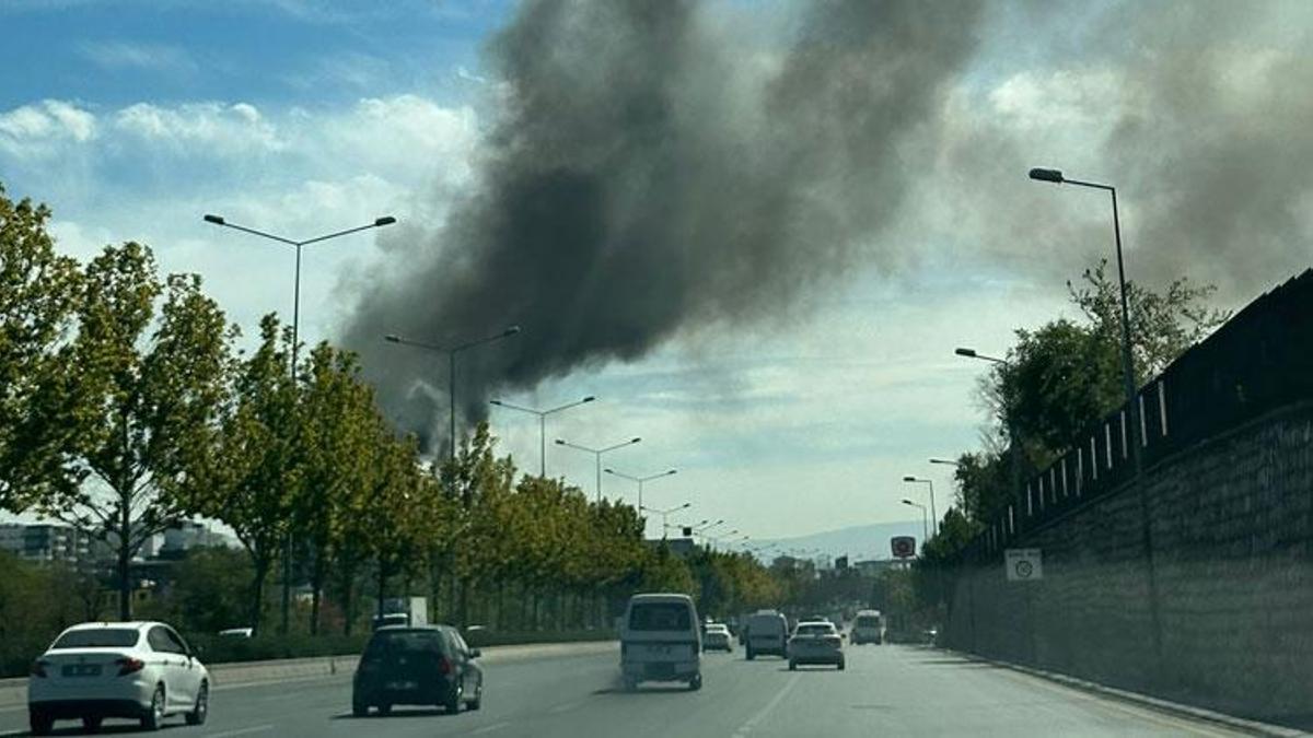 Ankara’da sanayi sitesinde fabrika yangını çıktı