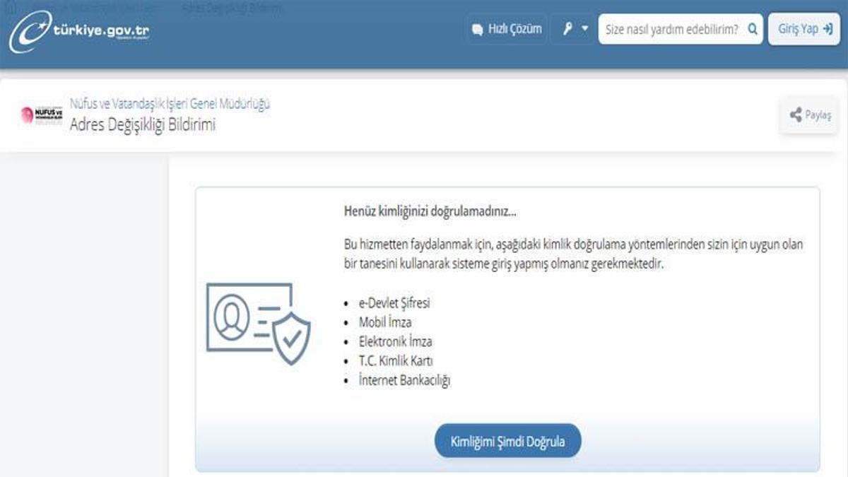 Adres değişikliği bildirimi nasıl yapılır, oy kullanmak için adres değişikliği bildirimi süresi nedir? Adres değişikliği bildirimi sorgulama ve oy kullanmak için adres değişikliği son tarih