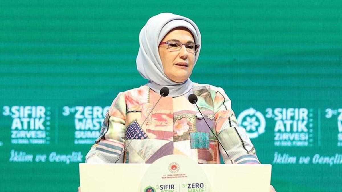 Emine Erdoğan: Sıfır atık hareketi ile milyonlarca ton atık ekonomiye kazandırıldı