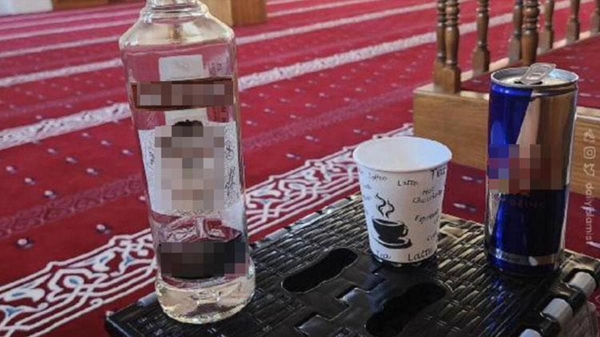 Sosyal medyada, camide içki şişeli fotoğraf paylaşan şüpheli için istenen ceza açıklandı