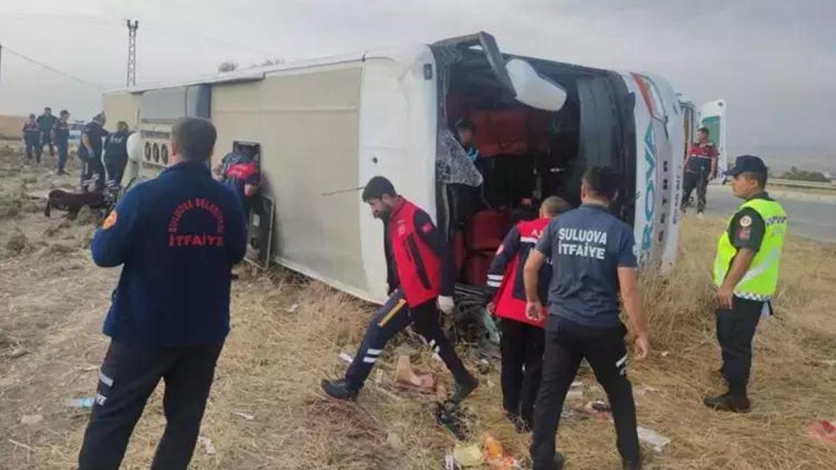 Amasya'da korkunç otobüs kazası: 6 ölü, 33 yaralı