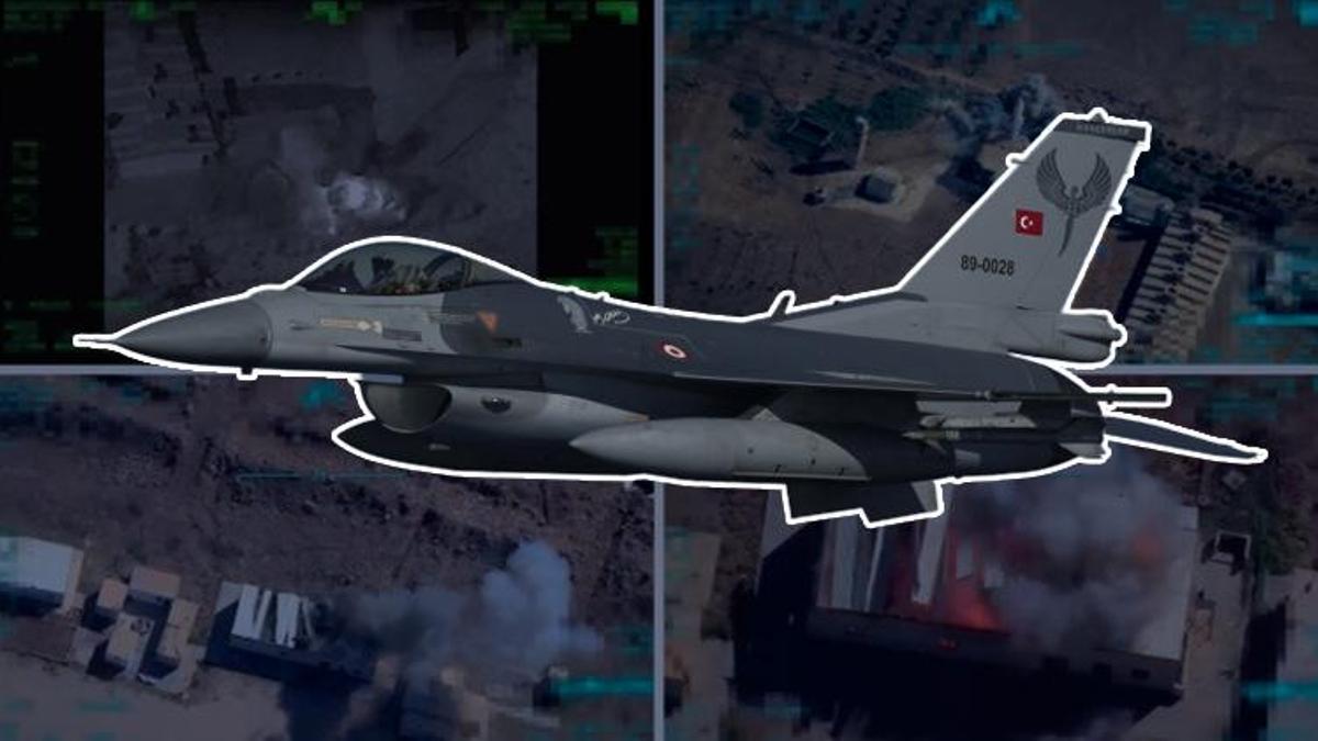 Son harekâtın detayları ortaya çıktı: F-16'lar 50 km derinliğe indi