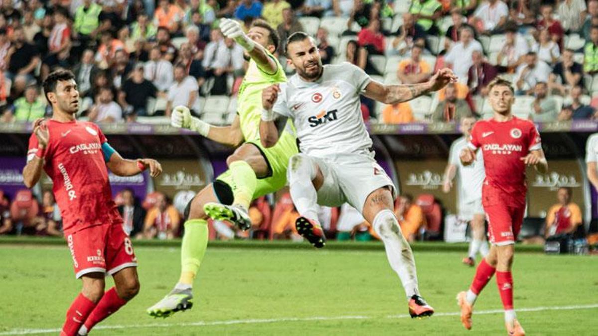 Galatasaray, Antalya deplasmanından 3 puanla dönüyor