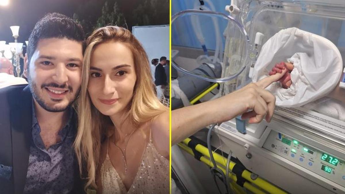 Yürek yakan fotoğraf! Bebeğine son kez dokundu, 6 kişiye can verdi