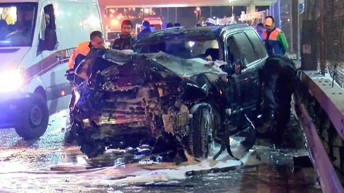 İstanbul'da makas kazası: 1 ölü, 3 ağır yaralı