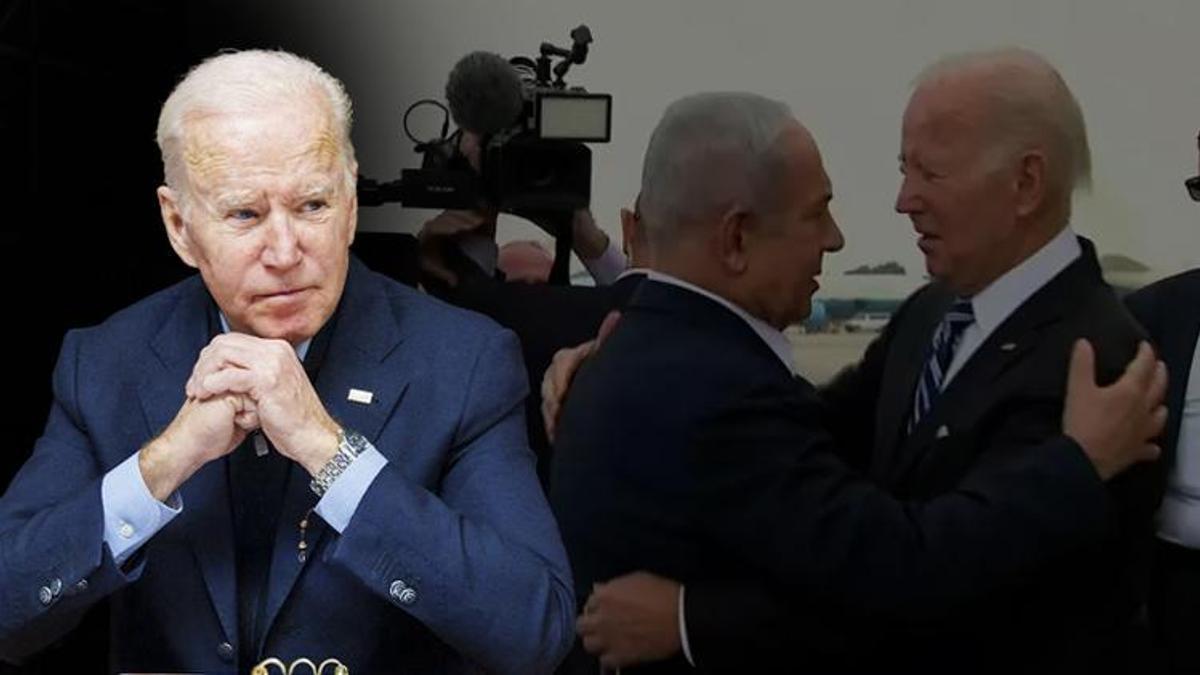 Biden İsrail'de! Gazze saldırısına 'patlama' dedi