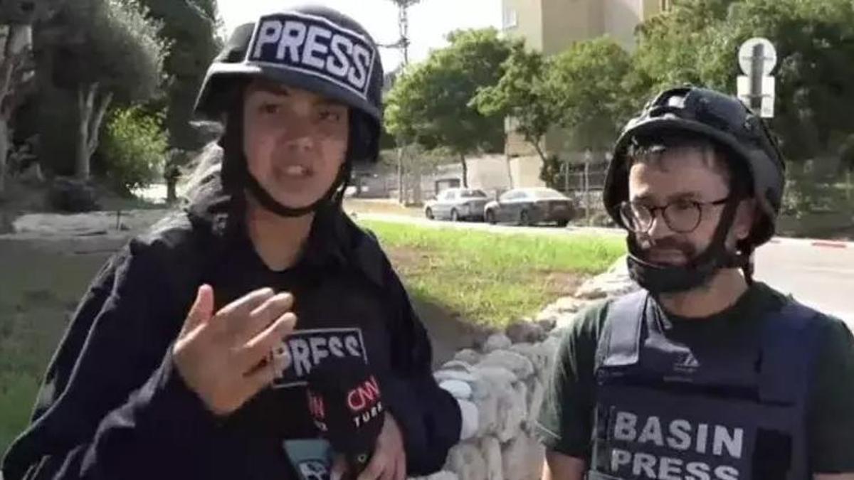 Türk gazetecilerin bulunduğu bölgeyi hedef aldılar! Adem Metan o anları anlattı