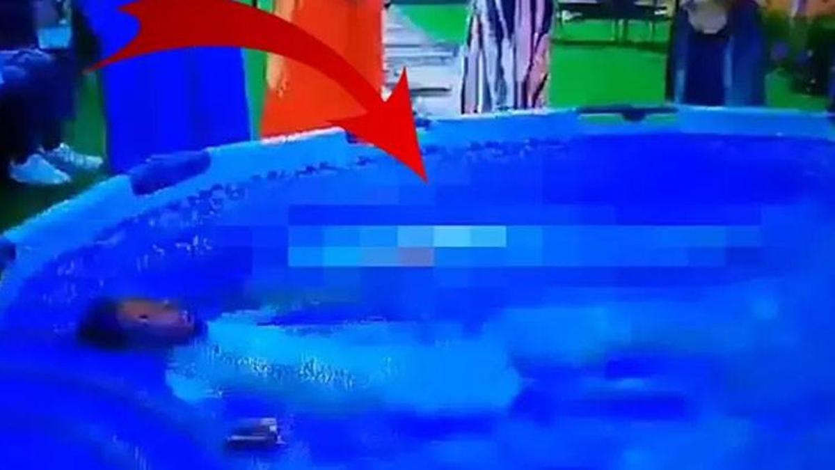 Yaşlı adam canlı yayında çocuk havuzunda boğuldu! Şok eden olay