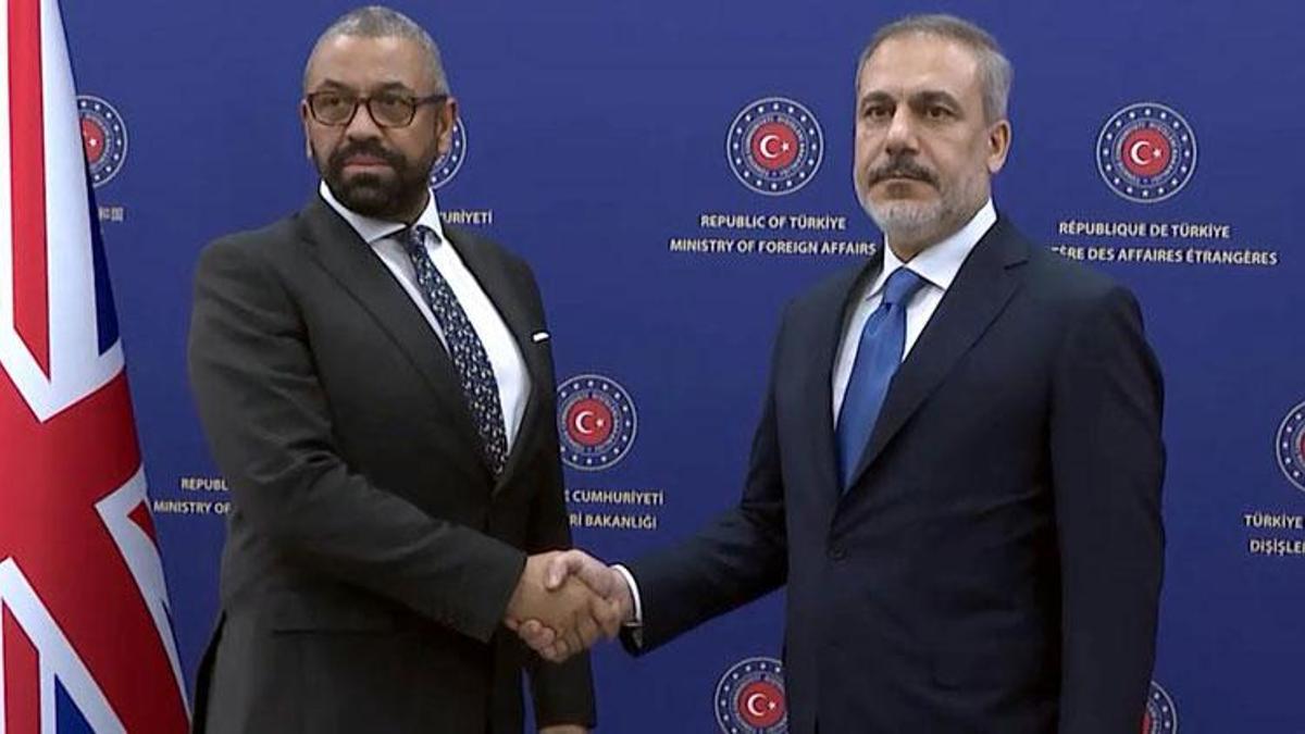 Bakan Fidan, İngiliz mevkidaşı Cleverly ile görüştü