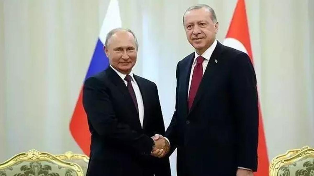 Cumhurbaşkanı Erdoğan, Putin ile Filistin'i görüştü