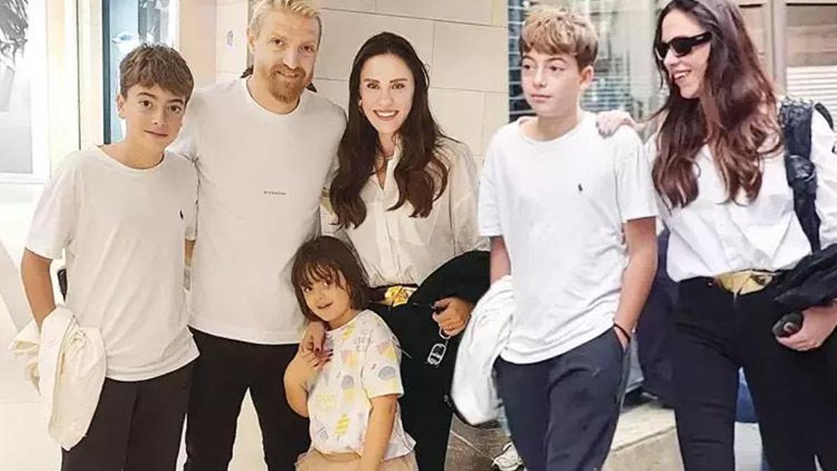 Şüran Ovalı ile Caner Erkin'in aile saadeti kameralara yansıdı