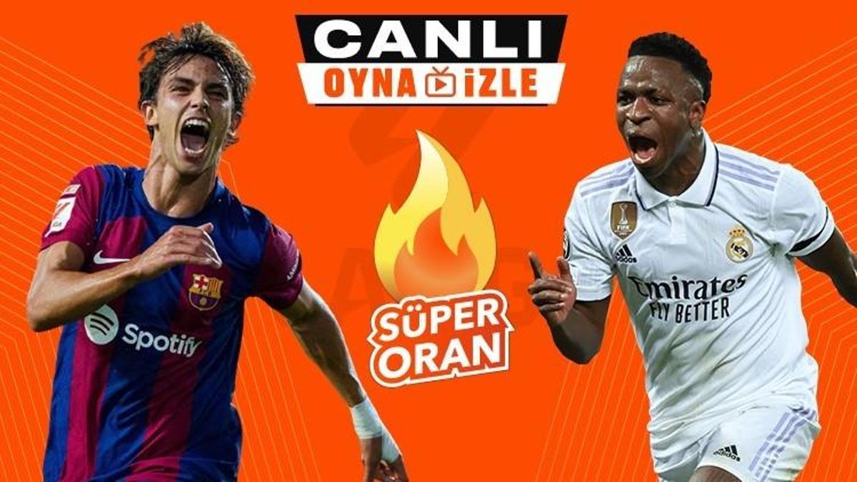 Barcelona - Real Madrid maçı Tek Maç ve Canlı Bahis seçenekleriyle Misli’de