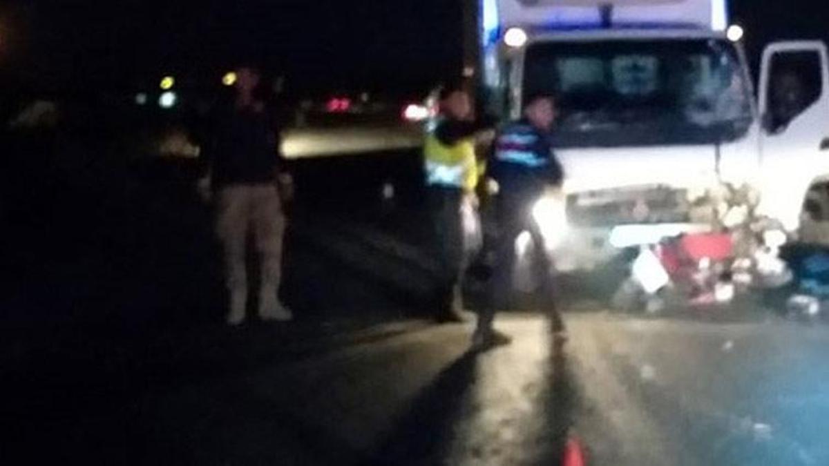 Malatya'da kamyonet ile motosiklet çarpıştı: 2 ölü
