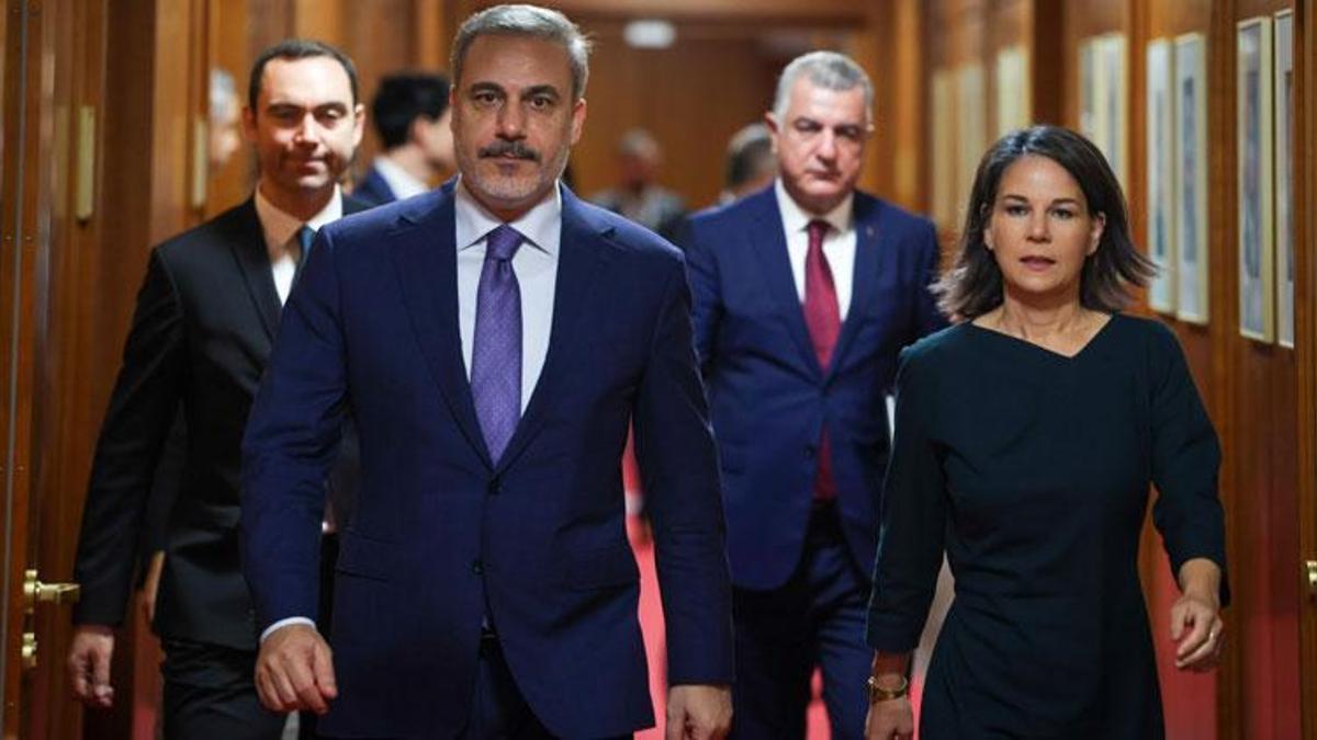 Dışişleri Bakanı Fidan, Alman mevkidaşı Baerbock ile bir araya geldi