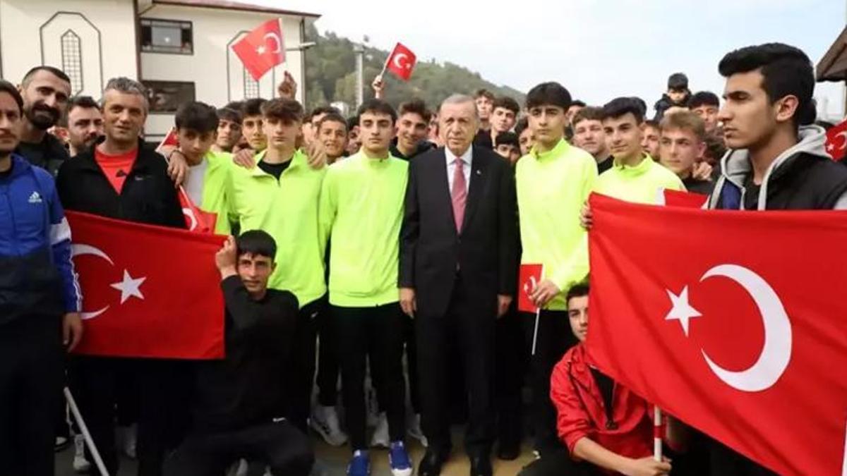Cumhurbaşkanı Erdoğan, Rize'de Ayder Yaylası’nda