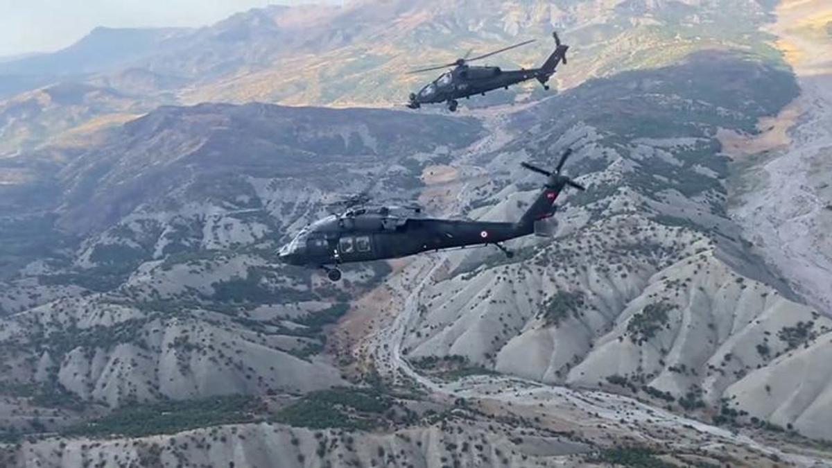 12 ilde 'Kahramanlar' operasyonu: 42 mağara ve sığınak imha edildi