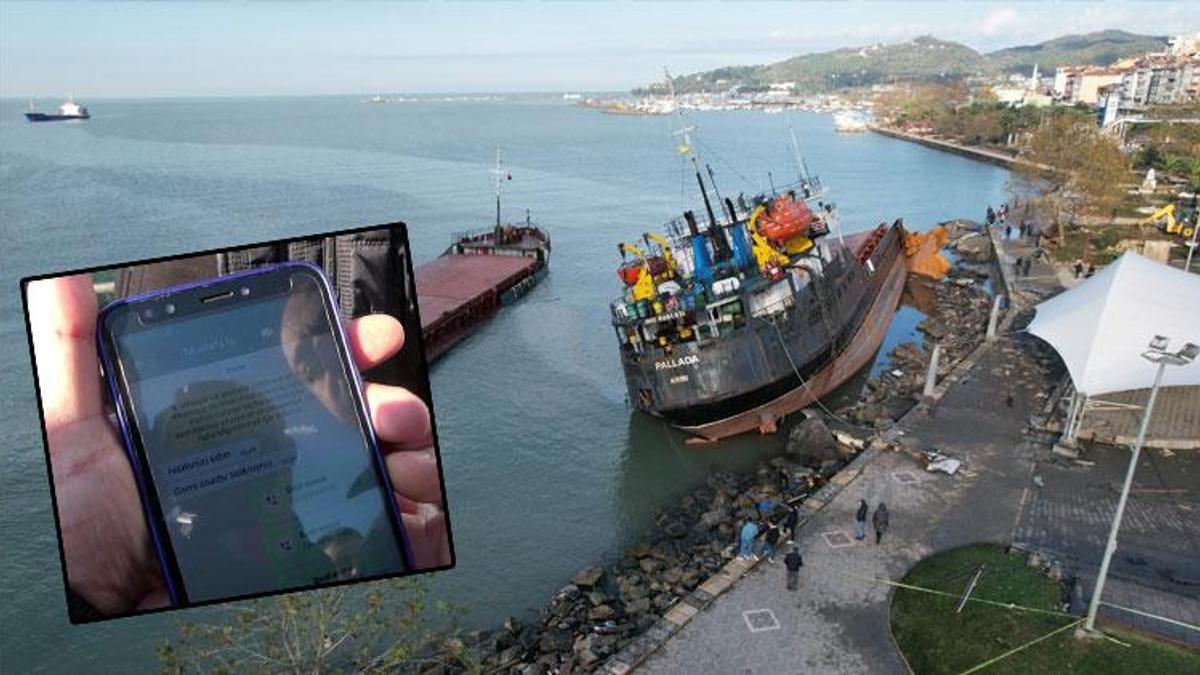 Zonguldak'ta gemi battı! Kayıp mürettebatın son mesajı ortaya çıktı
