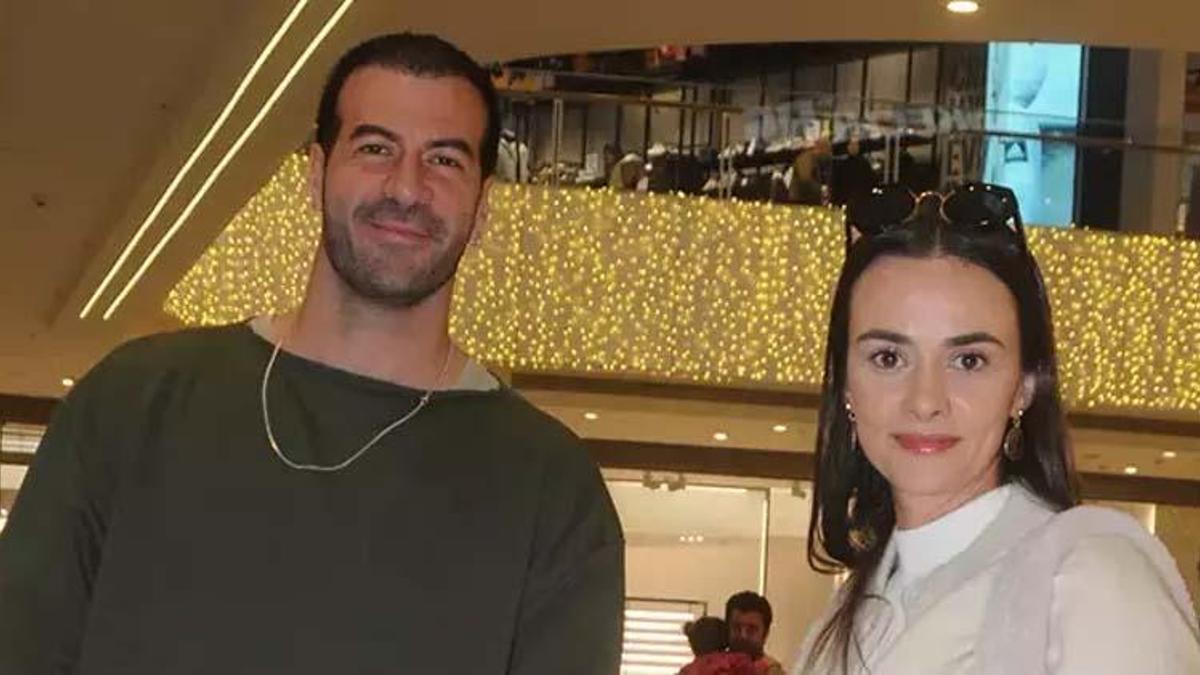 Hande Soral ve İsmail Demirci'nin akşam gezmesi