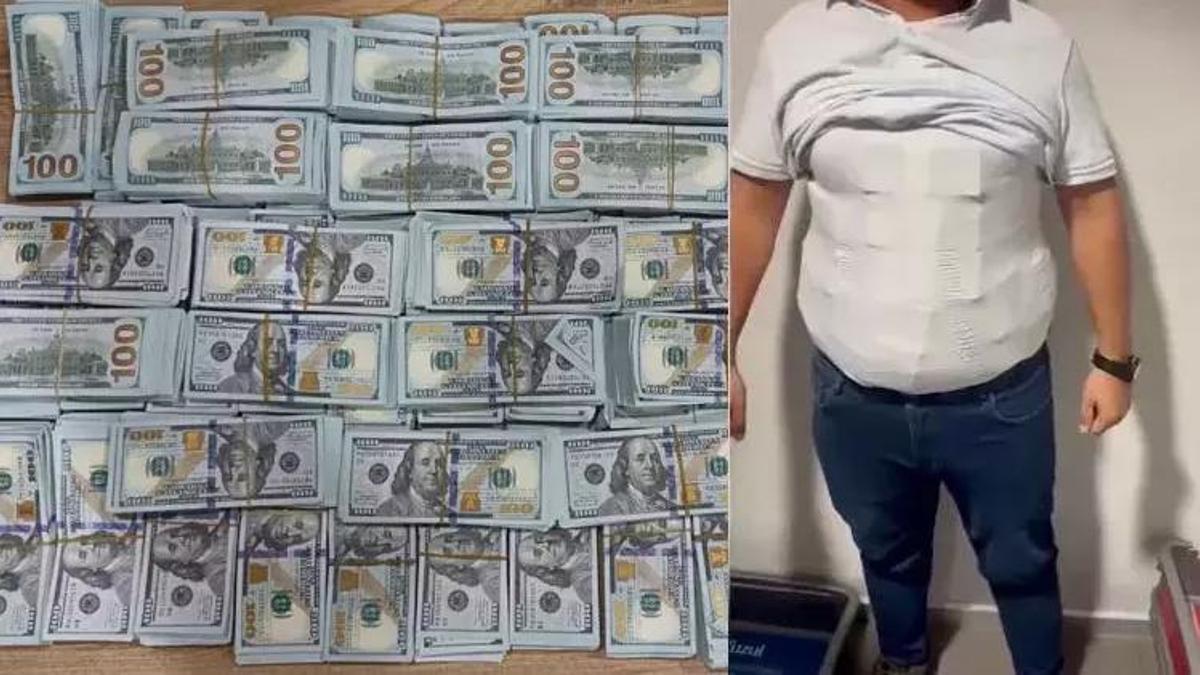 Havalimanında operasyon: Balya balya sahte parayla yakalandı