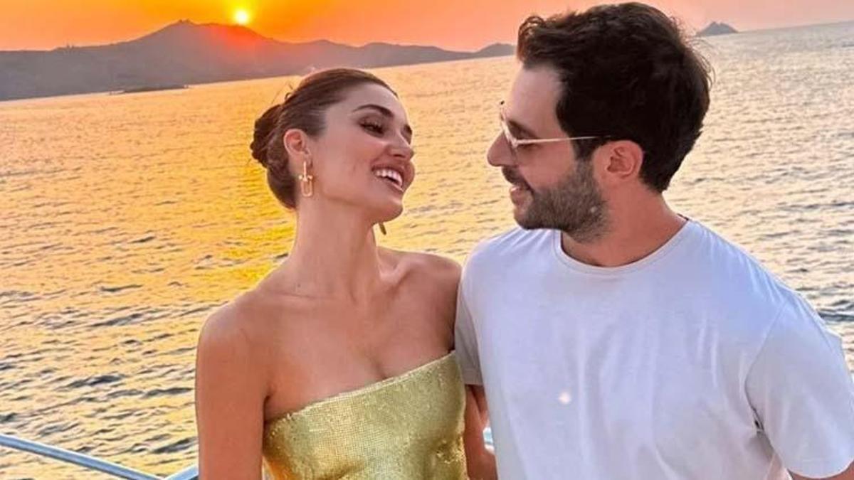 Hakan Sabancı'dan Hande Erçel'e romantik kutlama