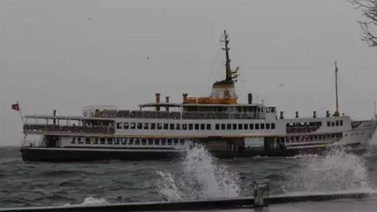 Fırtına deniz ulaşımını vurdu! Seferler iptal edildi