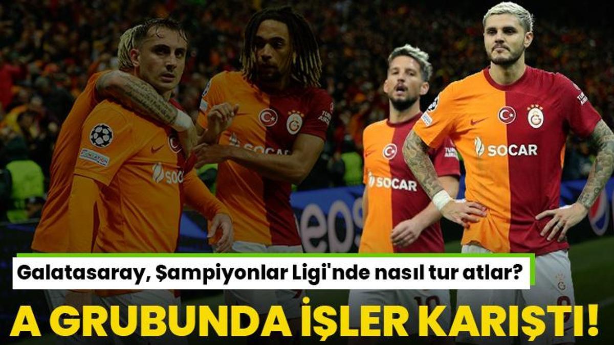 Galatasaray, Şampiyonlar Ligi'nde nasıl tur atlar? Son maçlar öncesi A Grubu'nda işler karıştı