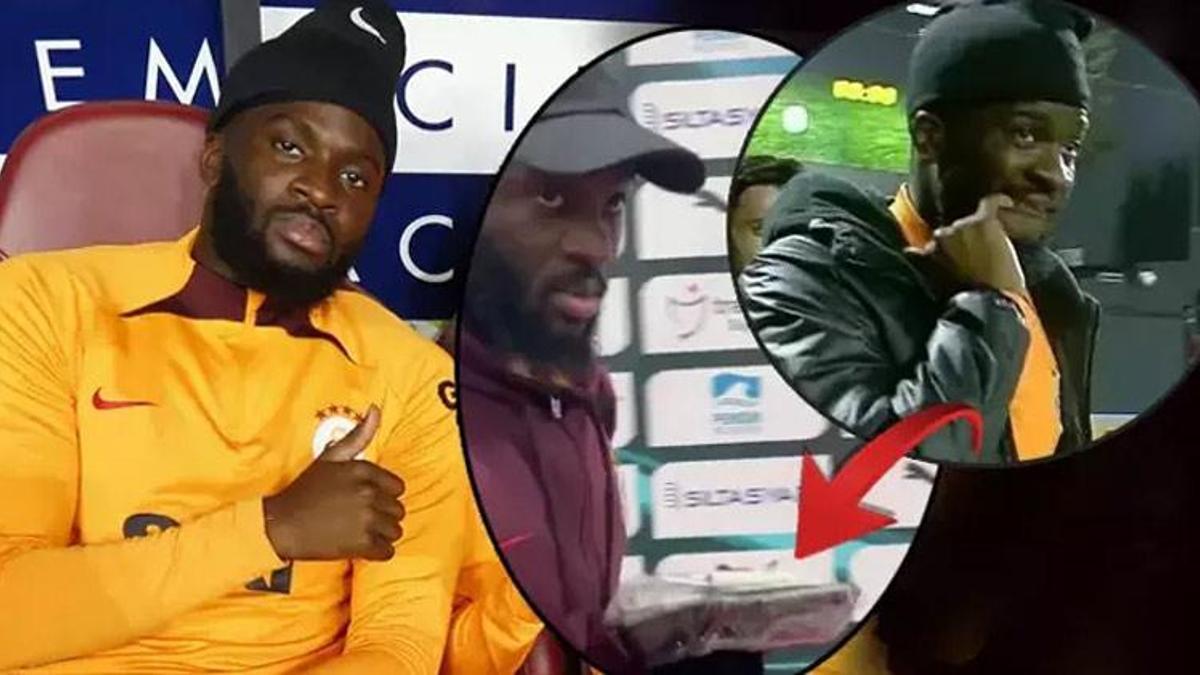 Galatasaray'da Ndombele yemek paketi ile stattan ayrıldı!