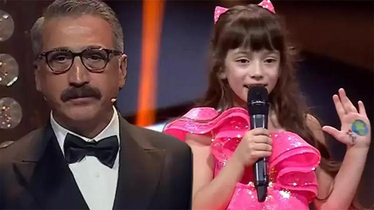 Altın Kelebek'te duygulandıran anlar... Cem Davran ve Ada'dan Gazze mesajı...