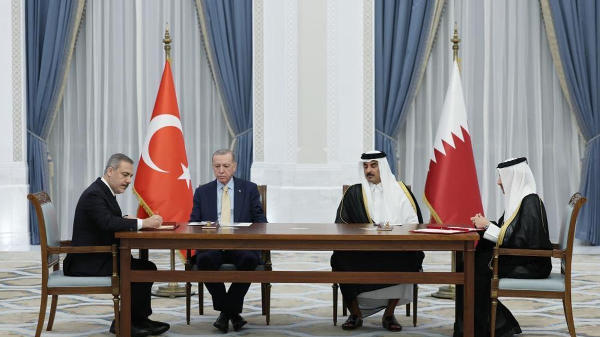 Türkiye ile Katar arasında 12 anlaşma imzalandı